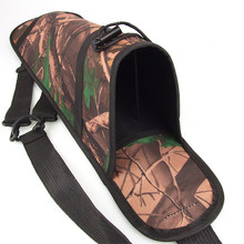 Outdoor Camouflage Three Fixed Strap Messenger Archery Equipment Simple Bow And Arrow Pot Quiver Capsule