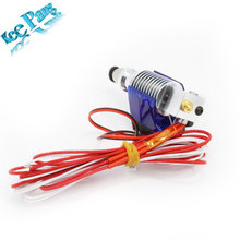 3D Printer J-head Hotend E3D V5 with Single Cooling Fan for 1.75mm/3.0mm Direct Filament Wade Extruder 0.2mm/0.3mm/0.4mm Nozzle