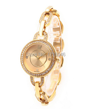 7 colores completa de lujo del diamante del diamante reloj de cuarzo reloj pulsera de cuarzo de acero inoxidable