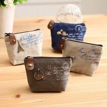 2015 new Fashion women / men canvas coin purse cute Vintage Wallets Storage bag Cosmetic Bag Card holder carteira feminina