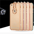 Metal Bumper for Iphone 7 Case 7 Plus Bling Bling Finger Ring Holder Stand for Iphone