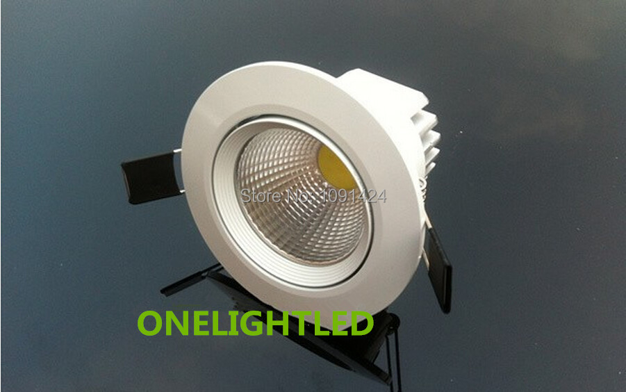 Free Shipping AC85-265V Epistar LED Downlight COB 5W 7w Ceiling Recessed Light Include Driver 2 Year Warranty