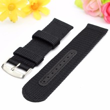 18 20 22 24mm Militray Sport Nylon Canvas Wrist Watch Band Replacement Strap Hot Selling Wholesale