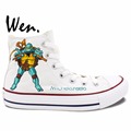 Wen Hand Painted Shoes Teenage Mutant Ninja Turtles TMNT High Top Men Women s Canvas Shoes