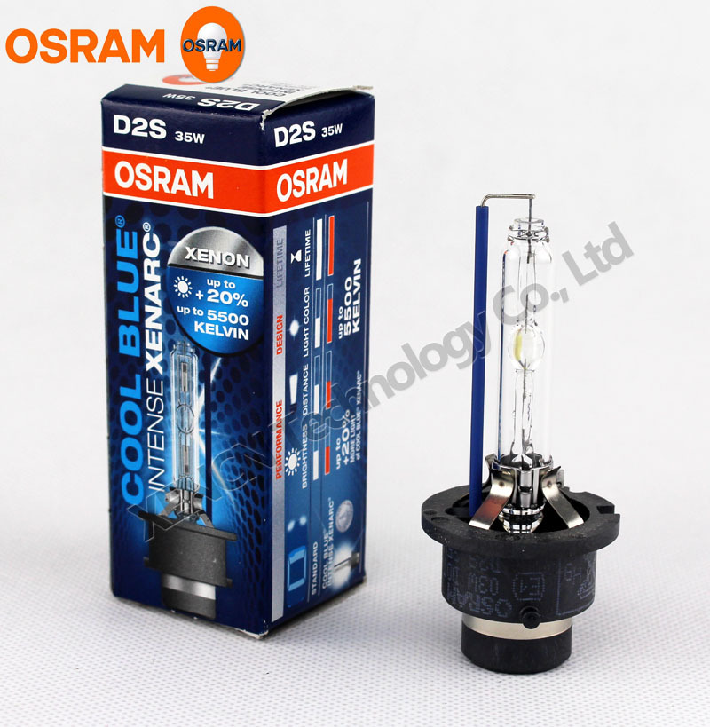1X New OSRAM D2S 35W 66240CBI 5500K XENARC COOL BLUE INTENSE HID Bulb OEM Sylvania Headlight Germany OEM Quality Car Light Lamp