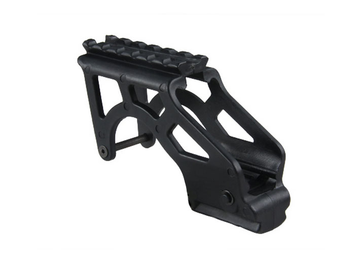 Bottom mount tactical flashlight