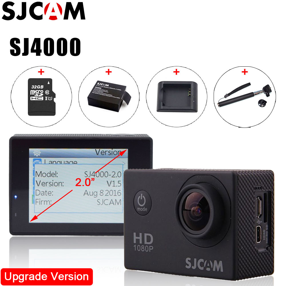  SJCAM SJ4000    30   SJ CAM 4000   DV 1080 P Full HD Mini  