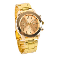 Lackingone hot sale quartz watch Stainless Steel wristwatch women relogio feminino Luxury Quartz watch 3 colors