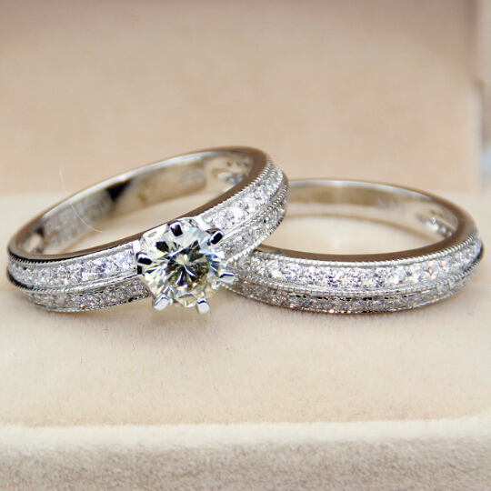 Double ring wedding set
