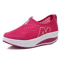 Women summer Shoes Fashion Bodybuilding Platform Shoes Lose Weight Fitness shoes Elevator Causal summer sandals 5c170