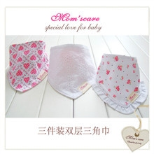 BABY BIBS 100 Cotton Baberos Bandana Carters Skip Zoo Bandanas 3Pcs Lot Baberos Boy Girls Cravat