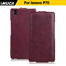 IMUCA Lenovo P70 case cover luxury leather vertical flip for Lenovo P70 P70t phone cases accessories