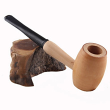 Smoking Pipes Cigarette Tobacco Health Smoking Pipe For Gifts 100% Wood Handmade Wooden Cigrette Holder Tobacco Cigar Pipes Hold