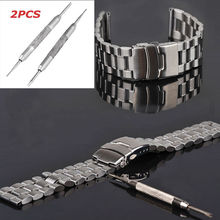 2 unids antideslizante venda de reloj barras de primavera correa pasadores Remover Tool Kit de reparación envío gratis