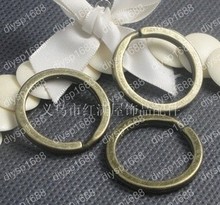 Free Shipping Fashion Jewelry Findings,Vintage charm,Iron Antique Bronze Key ring&Key Chains A1083