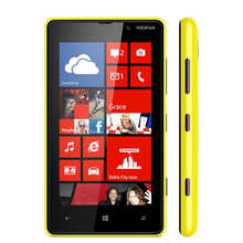 Original Unlocked Nokia Lumia 820 Refurbished 8MP Camera White Red Blue Yellow Black Free Gift Free