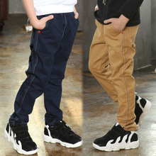 2016 spring teenage boys pants 2 colors casual pants for boys jeans school teen kids children pants trousers 10,11,12 years