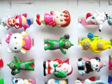  10pcs Wholesale Mixed Lot Resin Lucite Children Kids Cartoon Rings Jewelry 13 15mm