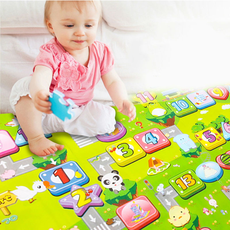New Baby Kids Play Game Mat Fruit Letter Crawling Pad