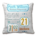 Baby Girl S Nursery Room Baby Stat Arrow Pattern Pillow Decorative Cushion Cover Pillow Case Customize