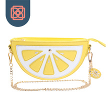 Woman Messenger Bags Designer Handbag Cute Lemon Chain Shoulder Bag Purse Wallet