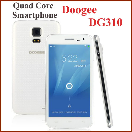 ZK Original Doogee DG310 5 Mobile Smartphone Android4 4 MTK6582 Quad Core IPS Screen 1GB 8GB