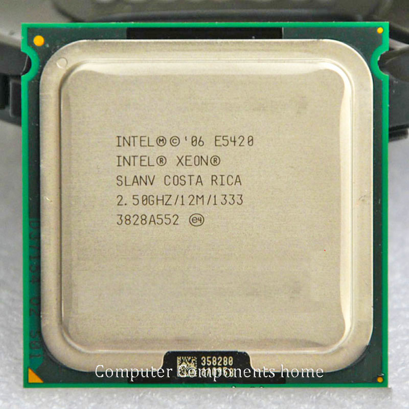 Original E5420 2 5GHz 12M 1333Mhz CPU equal to LGA775 works on LGA775 with two PCS