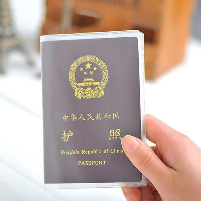 Japan Transparent Passport Cover Waterproof Passport Bags Passport Protective Sleeve