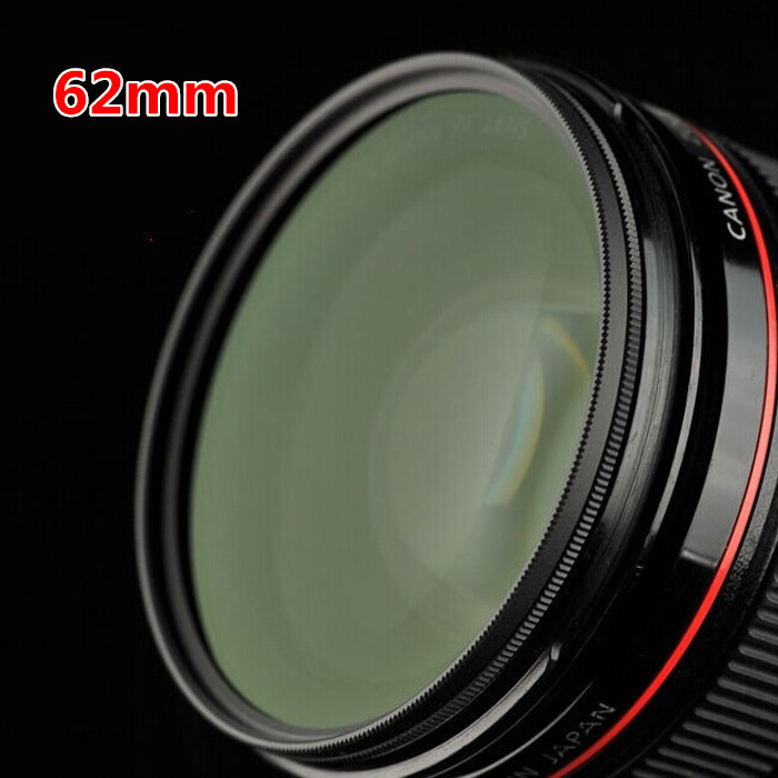 62  CPL      62   filtros       Canon Nikon Sony