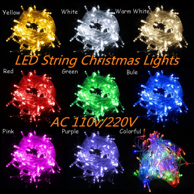 ac 110v 220v led string christmas lights 10m 100leds for ac 110v 220v led string christmas lights 10m 100leds for