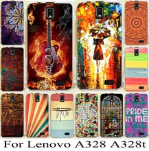 2015 Best Selling Newest For Lenovo A328 A328t Freeshipping Beautiful Skin Shell Hood Bag Mobile Phone