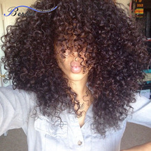 Peruvian Kinky Curly Virgin Hair Bundles Queen Hair Products Peruvian Curly Hair 4 Bundles Curly Weave Human Hair Extensions