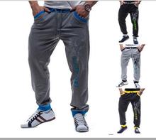 Spring and autumn men casual trousers 2015 new men’s fashion personality printing leisure sports pants