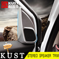 KUST ABS Electroplating Chrome Stereo Speaker Trim Cover For Honda For CRV 2015 Interior Accessories Speaker