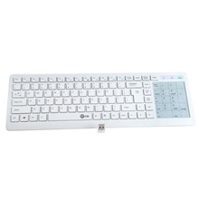 High Quality Ultrathin 2 4G Wireless Keyboard with Multi touch Touchpad 2 in 1 Function Portable