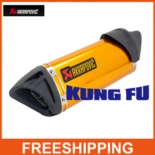 100cc 125cc 150cc 200cc 250cc motorcycle exhuast JOG RSZ CBR YZF YBR TTR exhaust pipe gy6 motorbike muffler silencer accessories