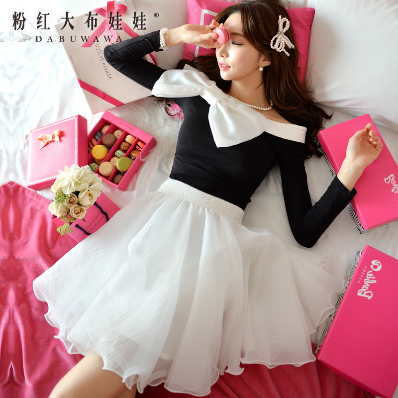 Poly skirt skirt Pink Doll 2015 new spring female skirt fashion all-match fluffy skirt
