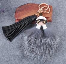 Raccoon Fur Monster bag Bugs Pom Pom Doll Ball Bags accessories karlito Bag Charm Genuine Furry Monster Handbag Charm Pendant
