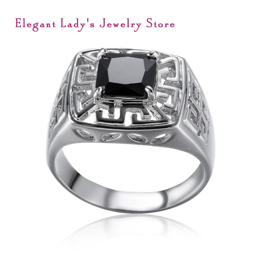 ... Men-Vintage-Jewelry-Engagement-Ring-2015-Designer-inlaid-Black-stones