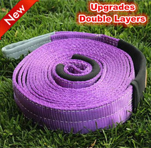 15 Ton 6 Meter Tow For Truck Snatch Strap Off-road Towing Rope Trailer Rope Winch Cable Tow Cable Trailer Belt Car Traction