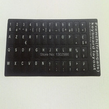 50pcs French Letters Alphabet Learning Keyboard Layout Sticker For Laptop/Desktop Computer Keyboard 10 inch Or Above Tablet PC