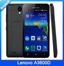 Original Lenovo A3600D MTK6582 Quad Core 4.5″ Android 4.4 Smartphone 512MB RAM 4GB ROM 5MP 854*480 FDD LTE 4G Bluetooth Phone