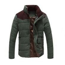Winter Jacket Men 2015 Men’S Fashion Stand-Collar Cotton Jacket Outdoor Warm Coat The Northe Face Winter Jacket Men XXXL Slim