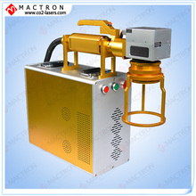 20W Portable Mini Fiber Laser Marking Machine For Mobile Button, Plastic Transparent Button, Electronic Parts, IC, Tools