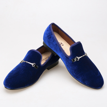 casual shoes fashion High-end custom Buckle Velvet shoes Smoking Slipper Loafers Men Flats shoe Size US 5-14 Free shipping