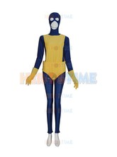 2015 New Style X-men Superhero Costume hot sale halloween cosplay fullbody spandex X-men show costume zentai suit