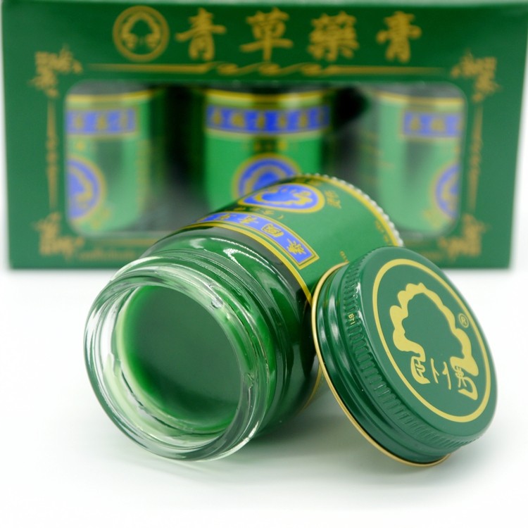 50g X 3 Bottle Thai Phoherb Herbal Wax Green Balm Natural Herb Extract Thai Massage Balm 7780