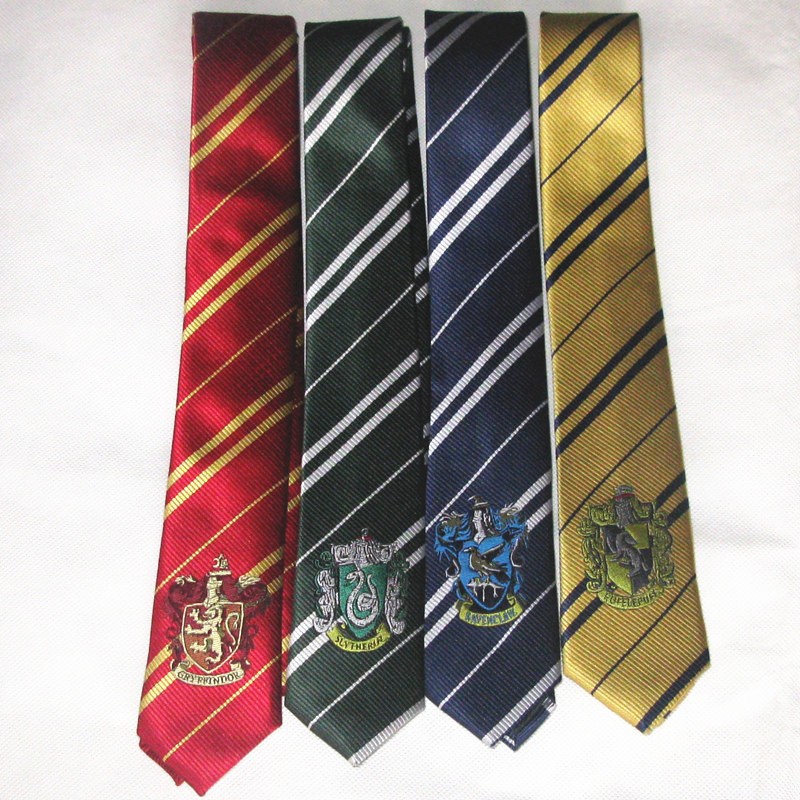 Harry-Potter-Neck-Tie-with-Label-Gryffindor-Hufflepuff-Slytherin-Ravenclaw-Cosplay-Costume-Gift(6)