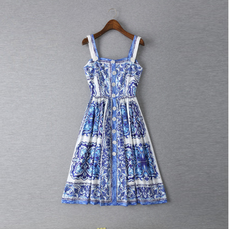 new 2015 summer vintage fashion brand blue white new 2015 summer vintage fashion brand blue white
