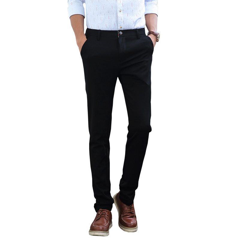 stretchy black work pants